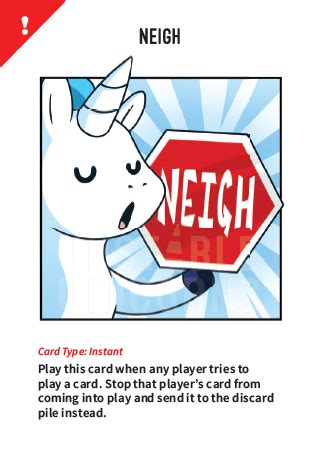 Neigh Rules Clarification : r/UnstableUnicorns .